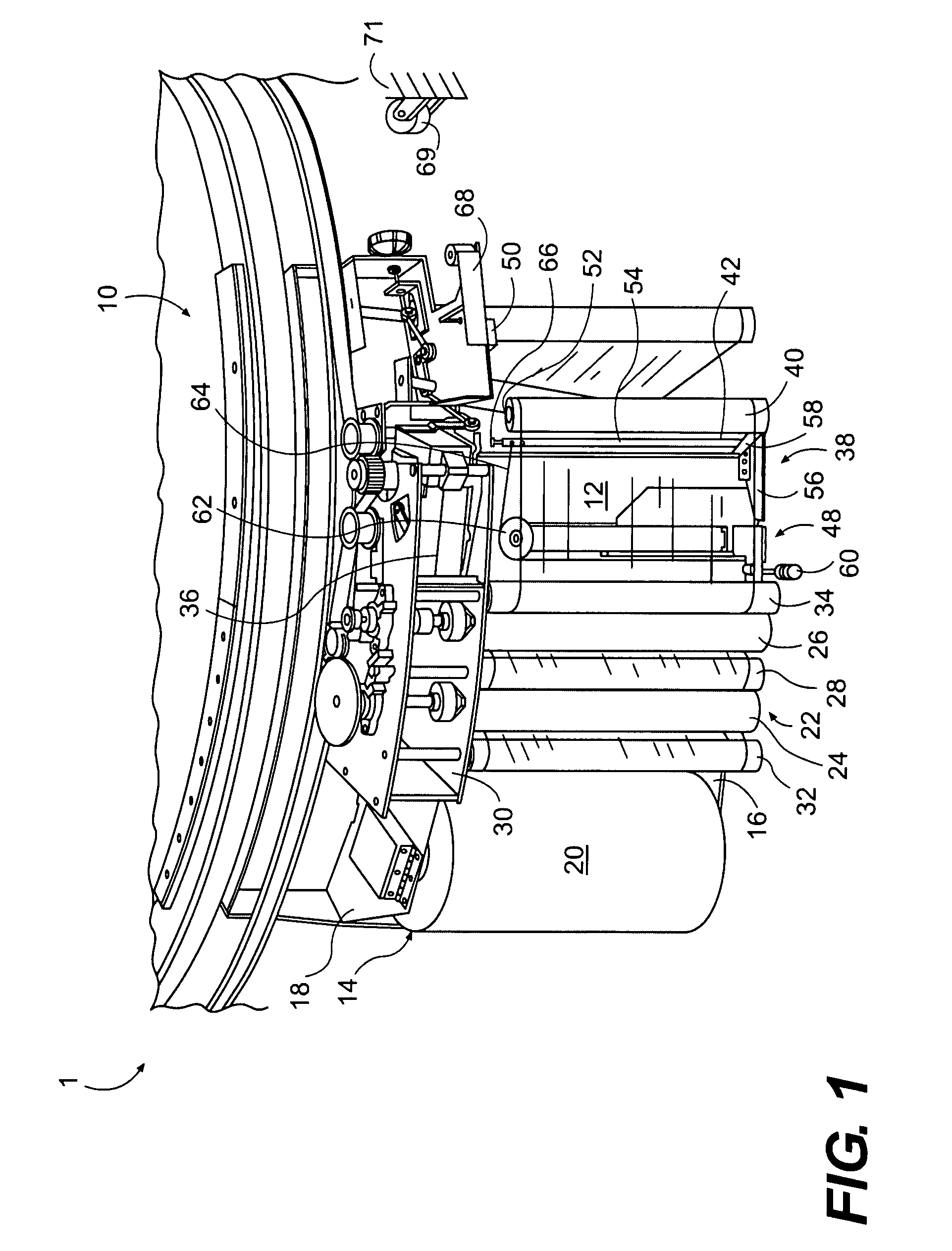 Method and apparatus for securing a load to a pallet with a roped film web