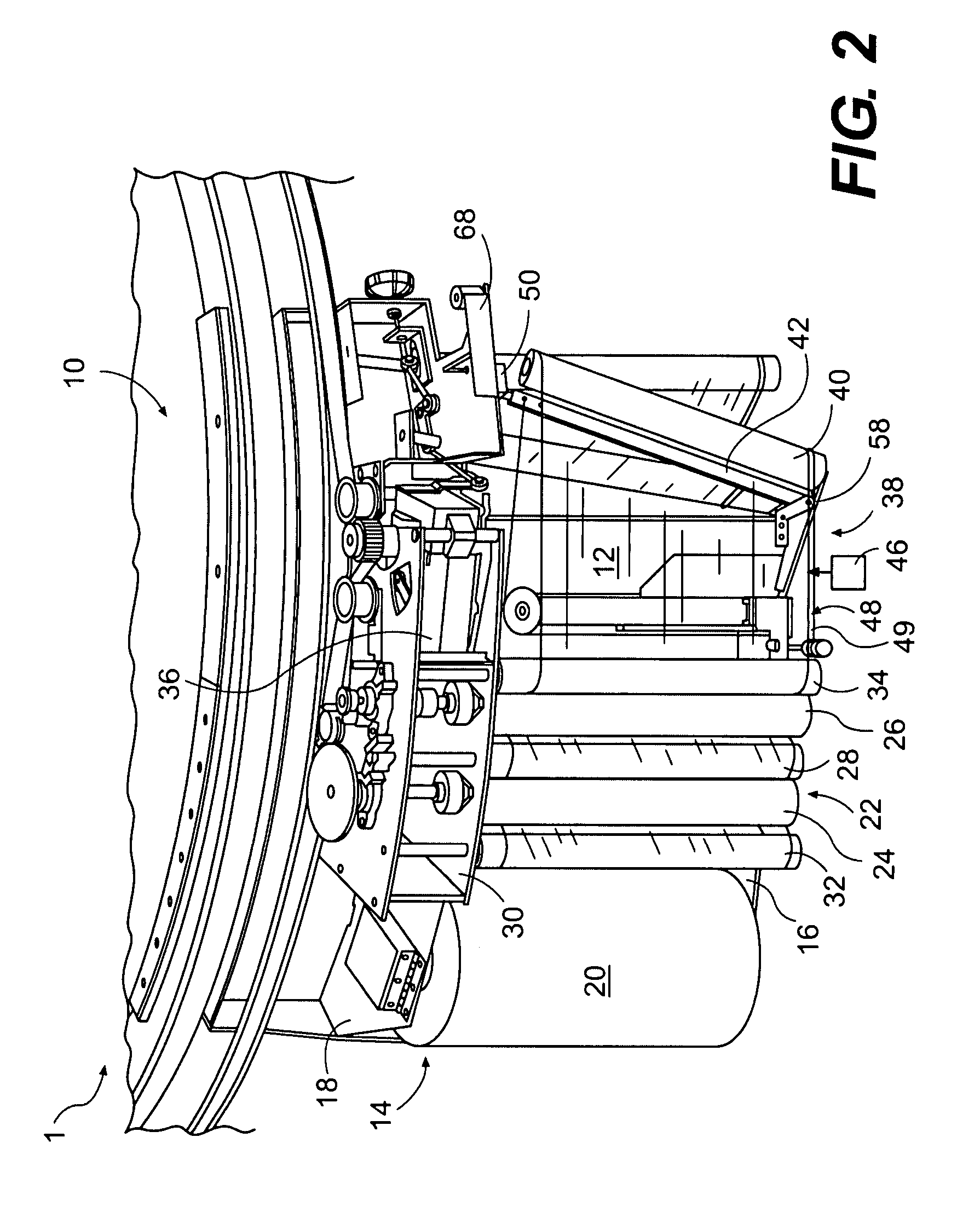 Method and apparatus for securing a load to a pallet with a roped film web