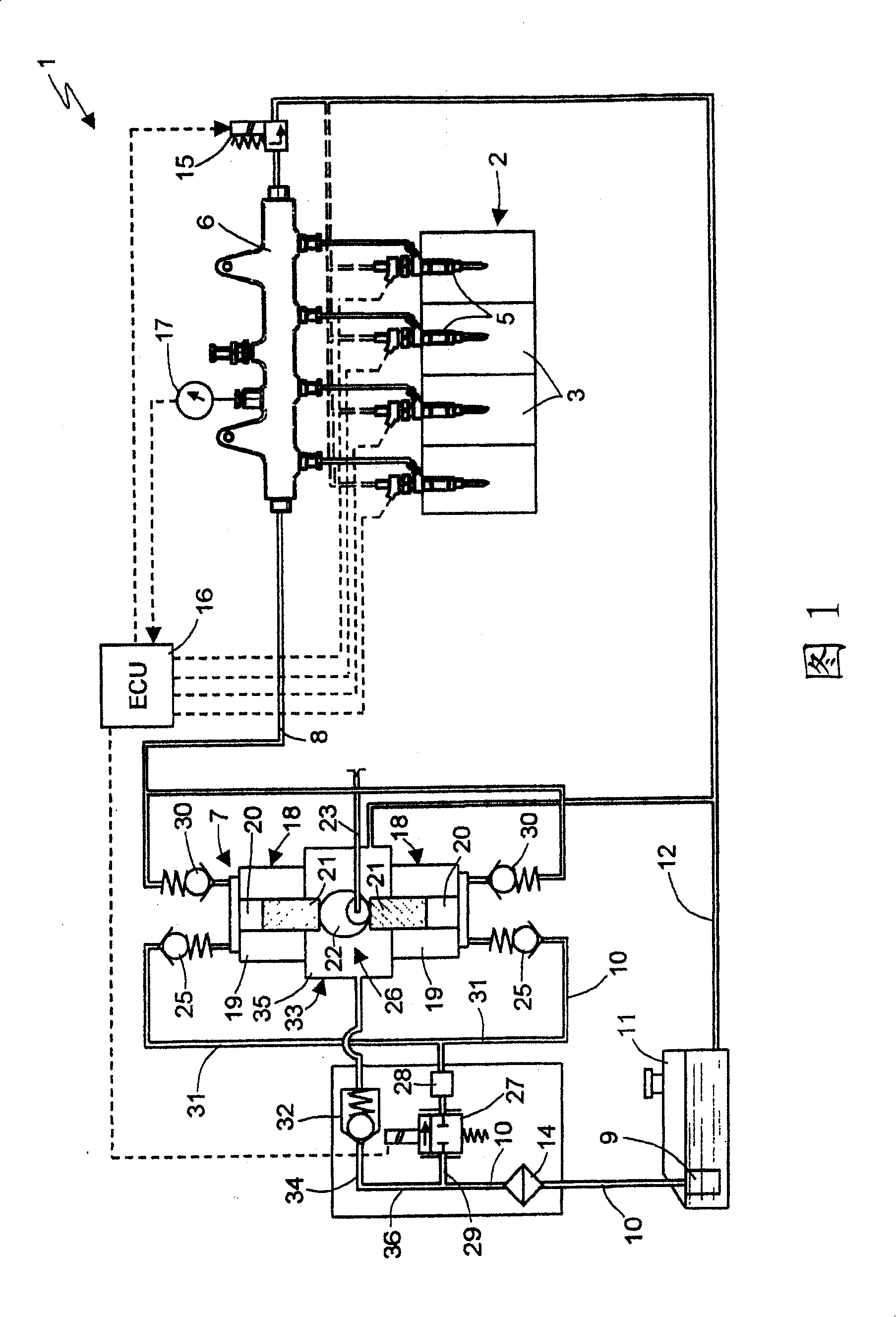 Improvement to a fuel-injection system for an internal-combustion engine