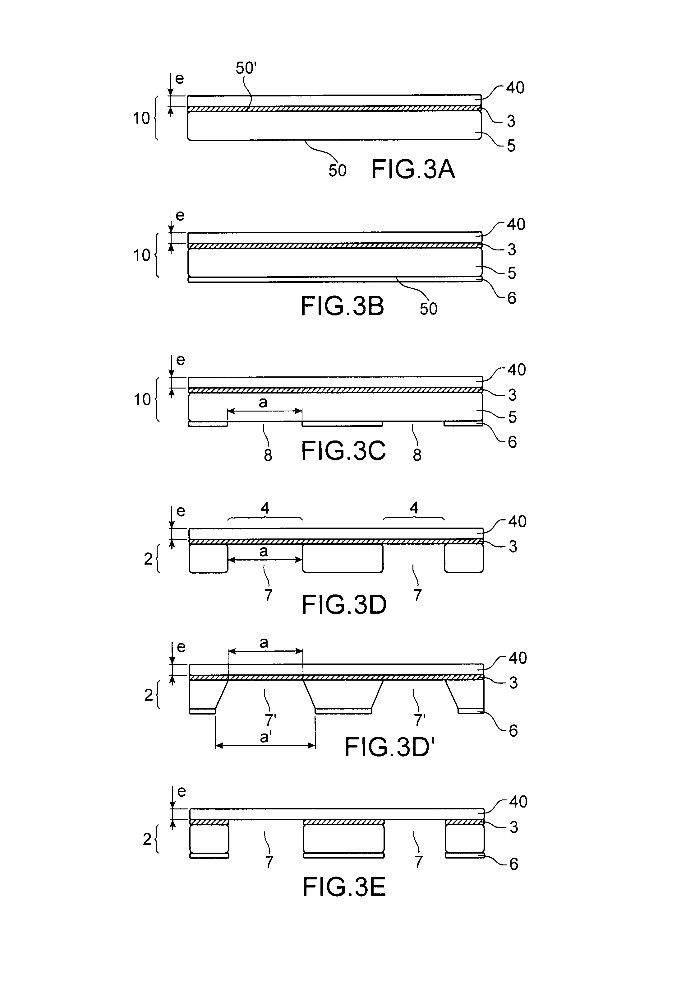 Method for making a planar membrane