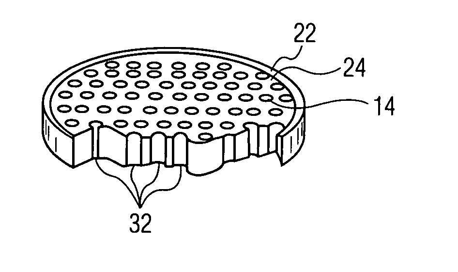 Perforated mega-boule wafer for fabrication of microchannel plates (MCPs)