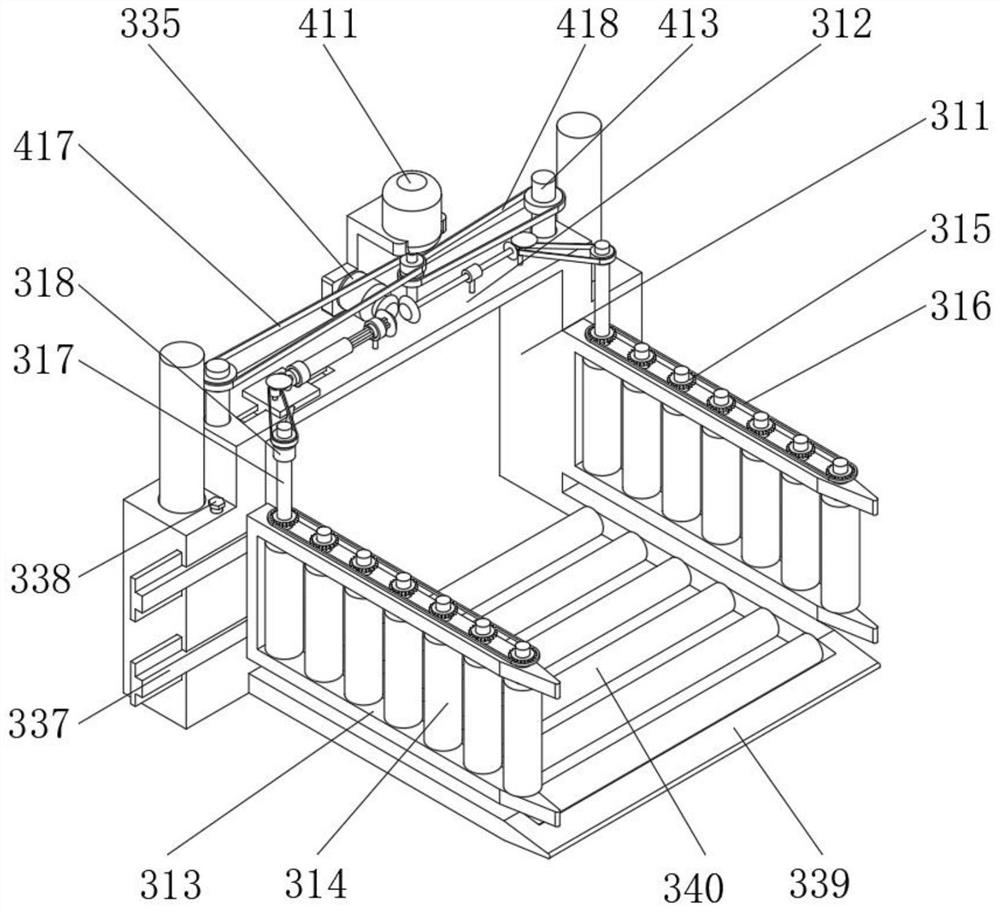 Self-unloading type mechanical automation fragile product unloading device