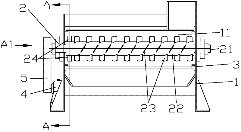 Waste plastic sand remover