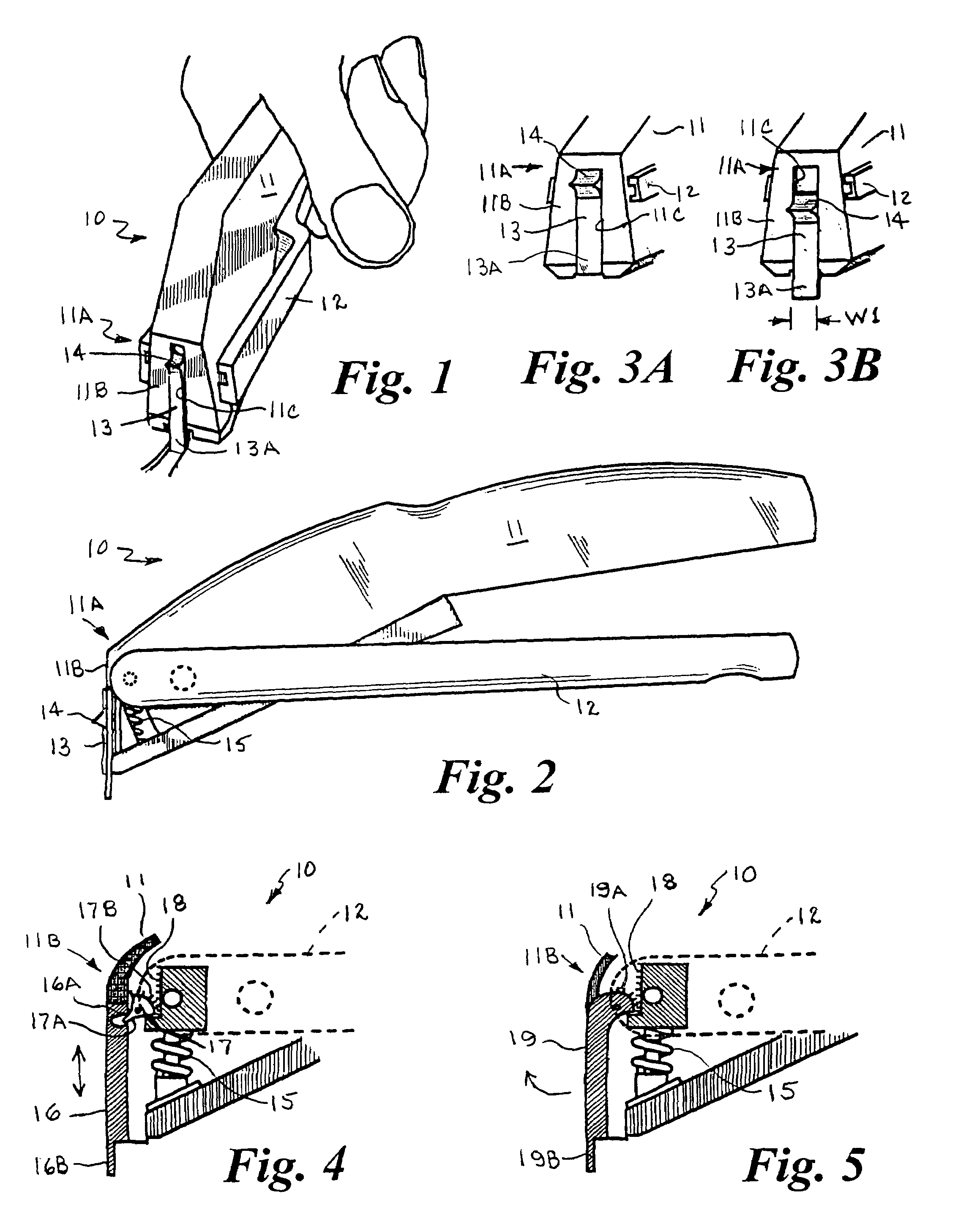 Tissue aligning surgical stapler and method of use