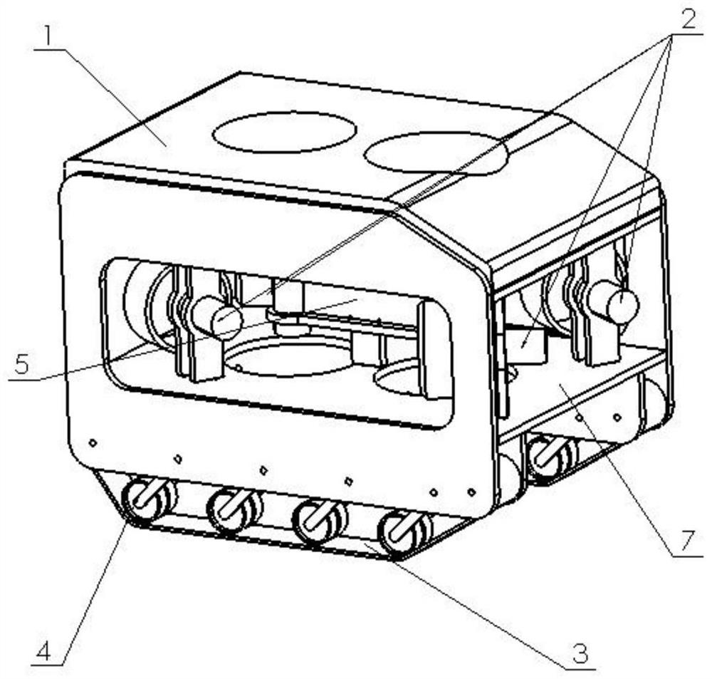 Seabed land amphibious robot