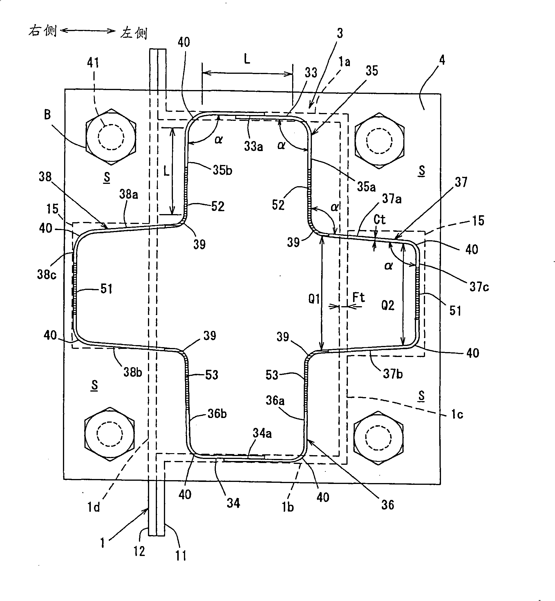 Vehicle structure for automobile