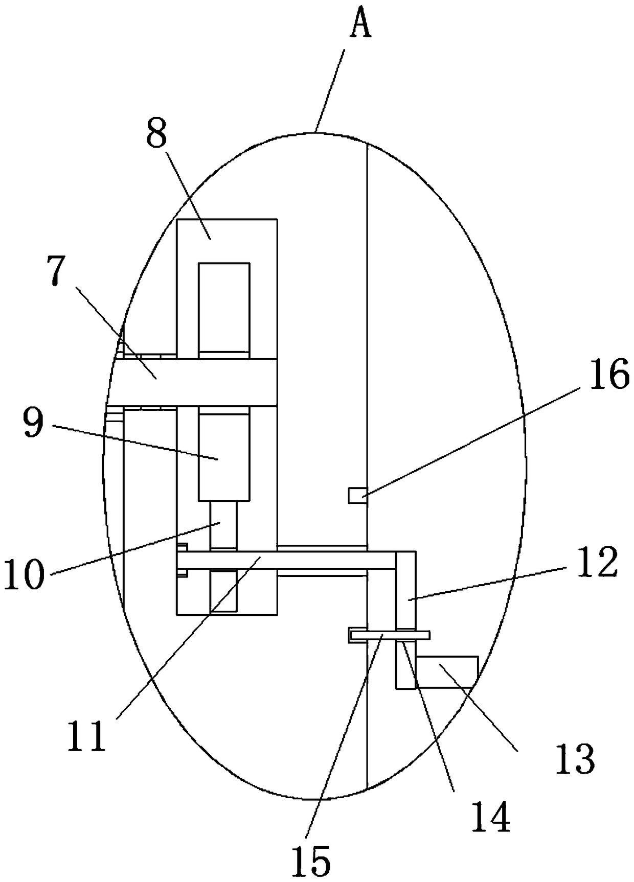 Seed disinfecting and washing device for loofah planting