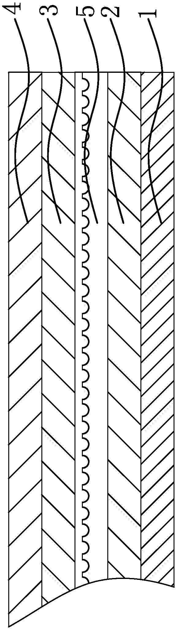 A drying device for anti-radiation coated fabrics