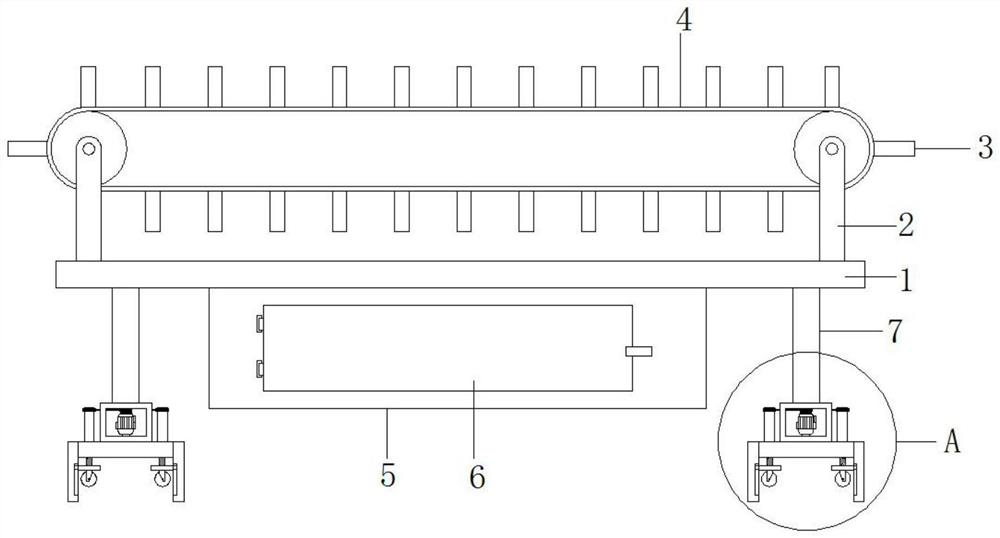 Mining machinery auxiliary conveying device