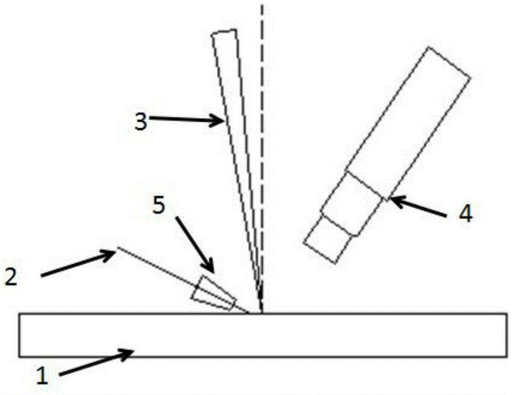 A kind of aluminum alloy laser-tig composite wire filling welding method