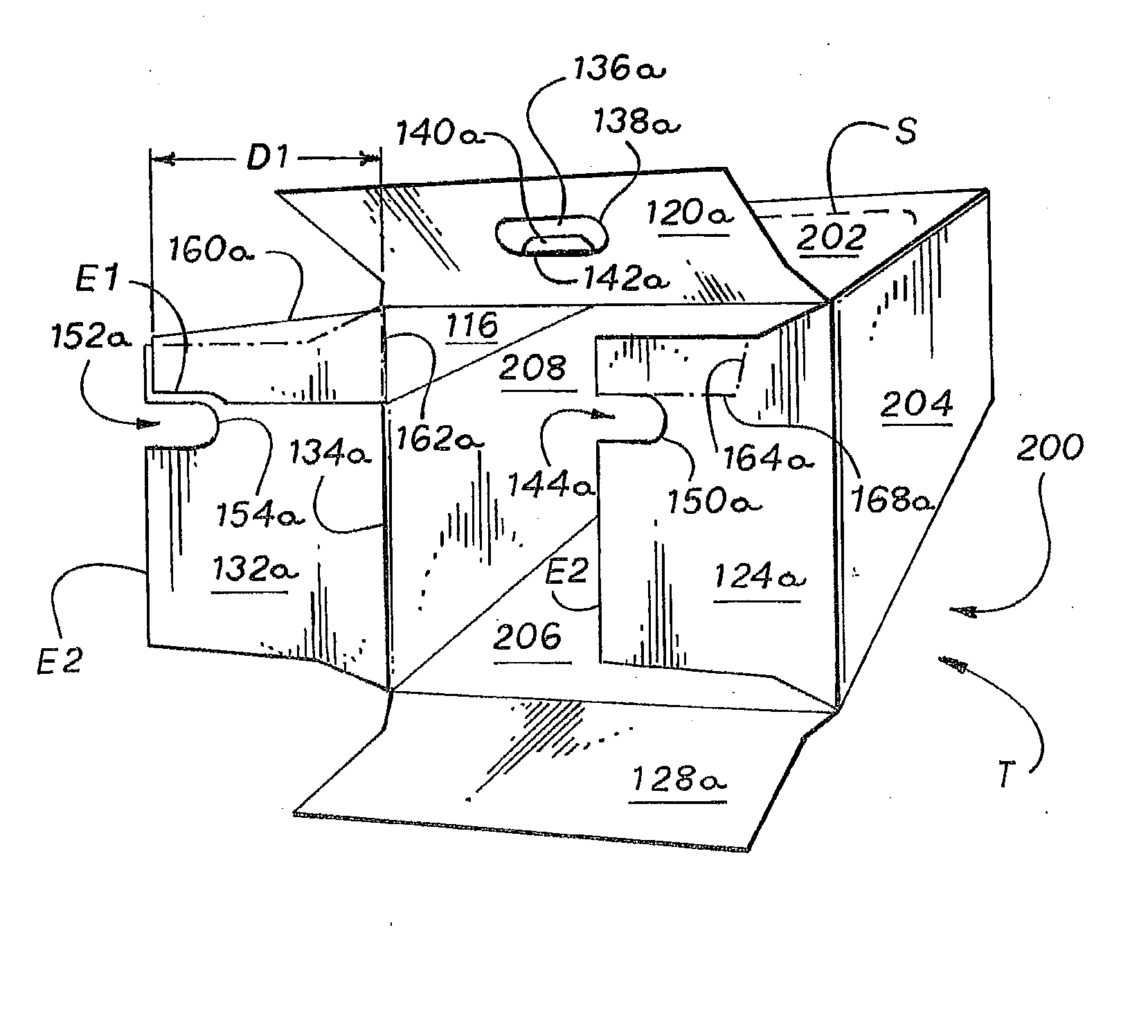 Carton with reinforced handle openings