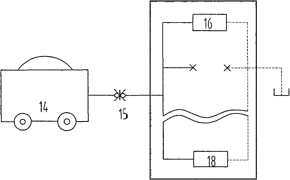 Portable active hydraulic tester and test method