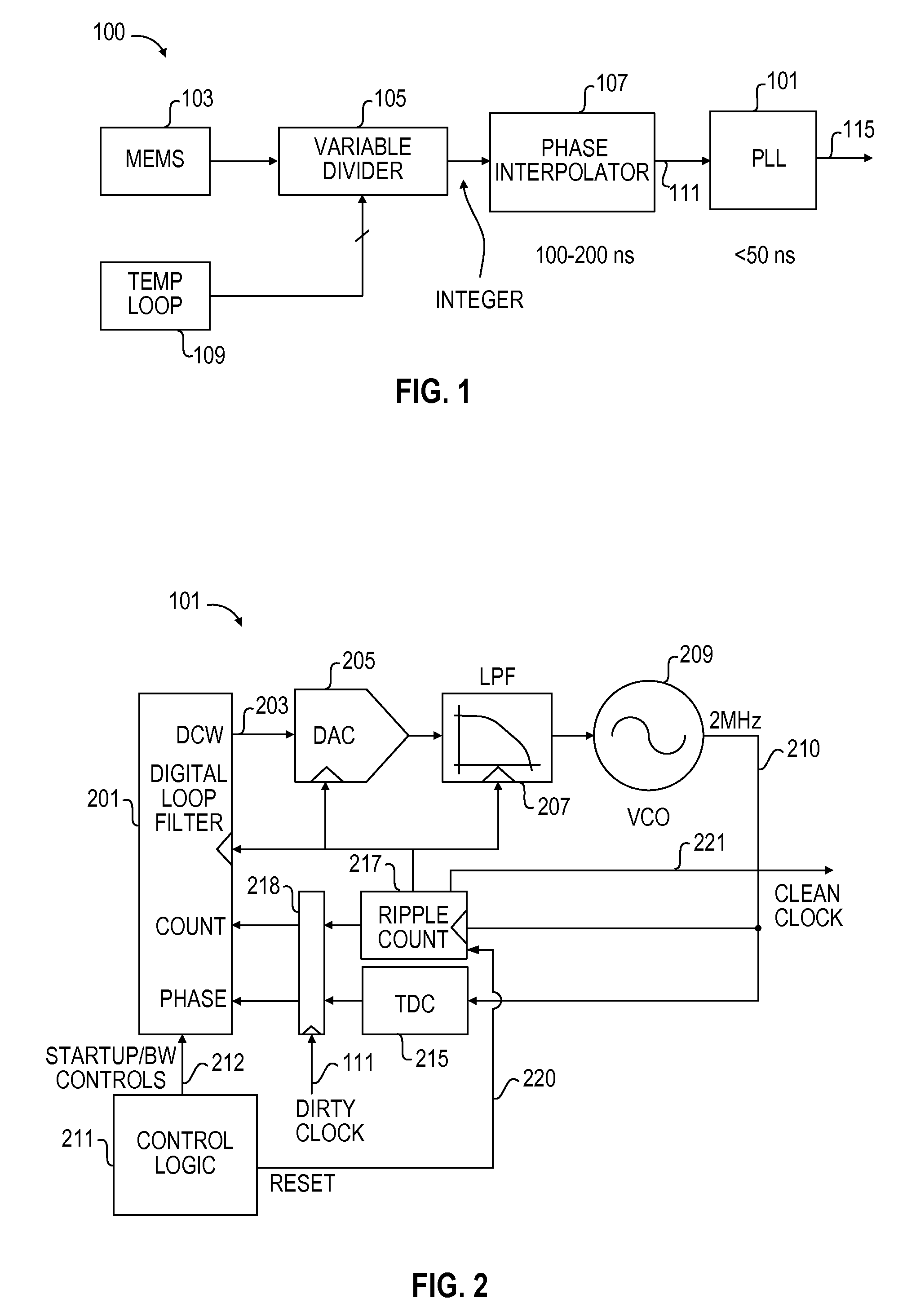 Frequency synthesizer with hit-less transitions between frequency- and phase-locked modes