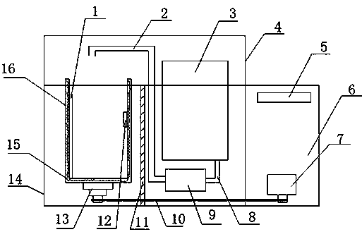 A digital display constant temperature water bath