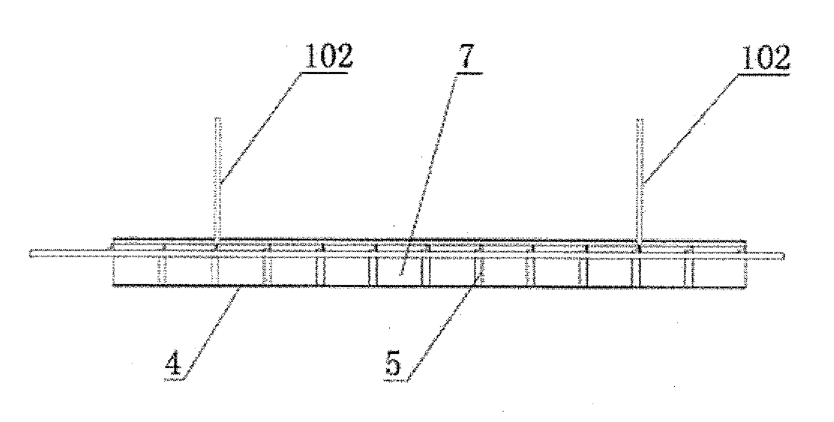 Suspended ceiling structure for refrigerated storage and construction method thereof