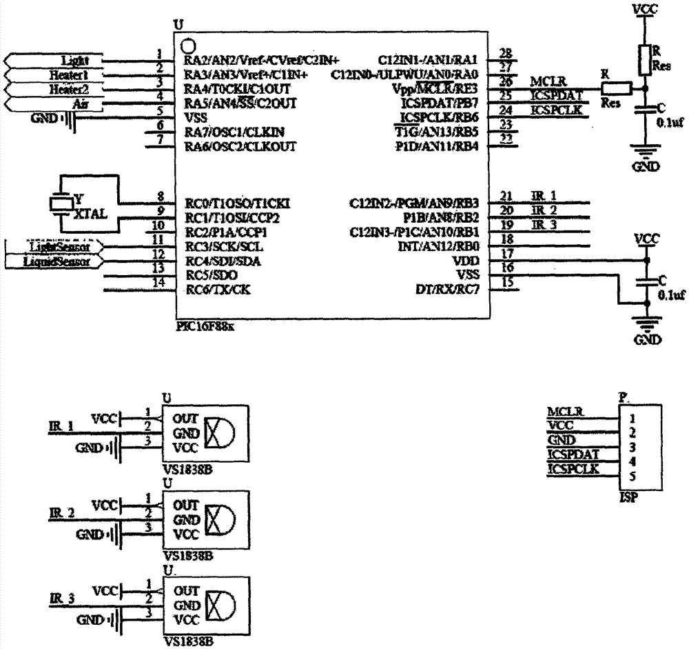 Digital intelligent control system for microbial environmental friendly toilet and circulating water utilization method