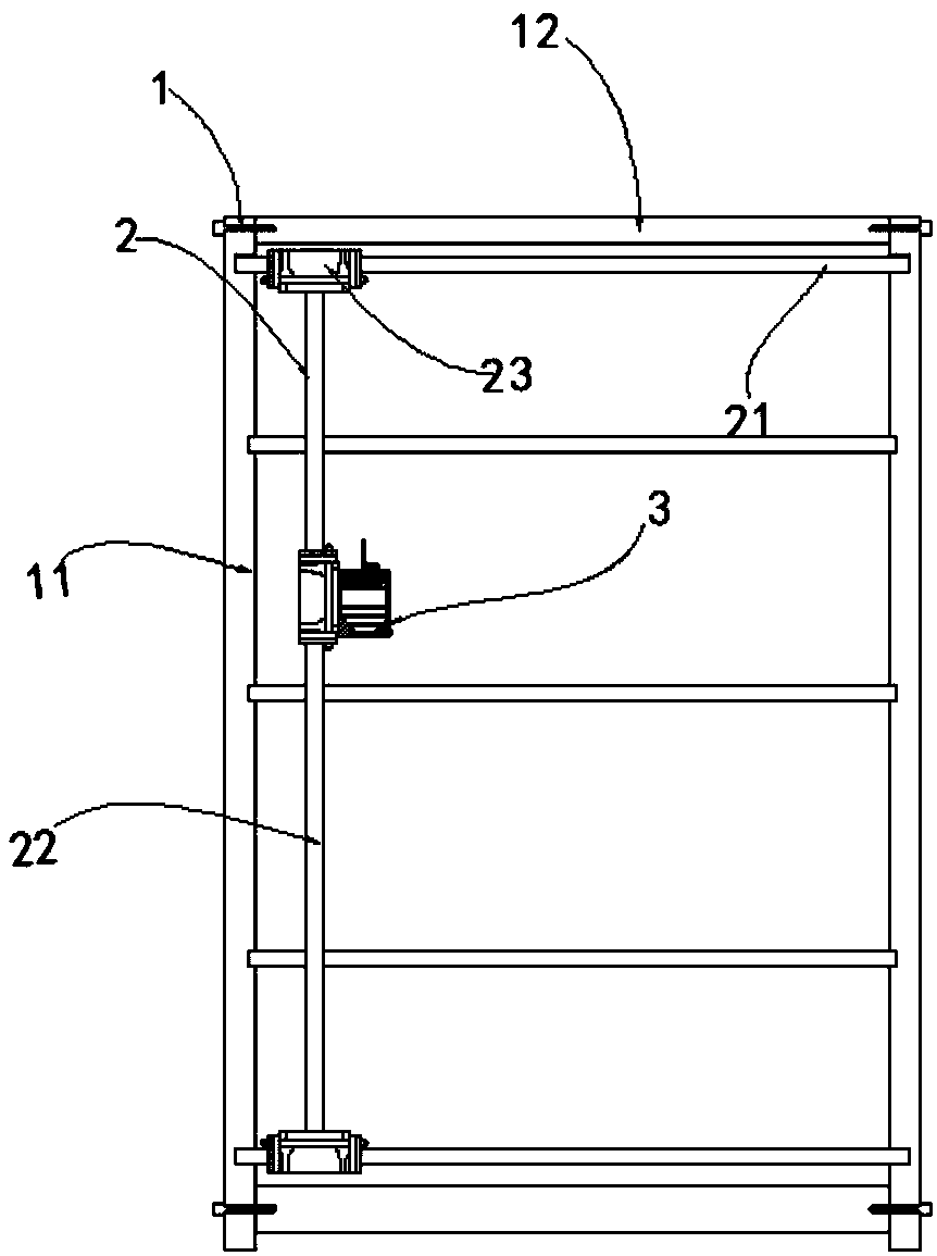 Cabinet with s-shaped aerosol fire extinguisher