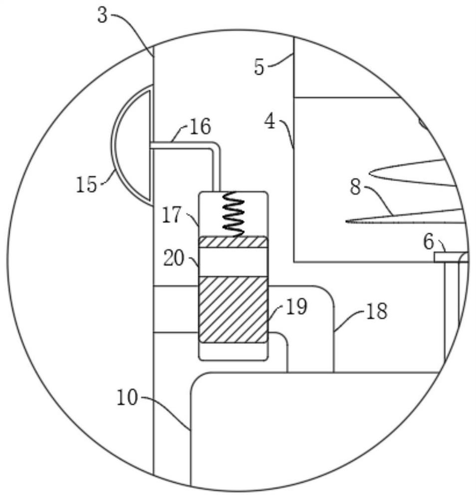 Strong wind weather buffer structure for suspension window of coastal city high-rise building