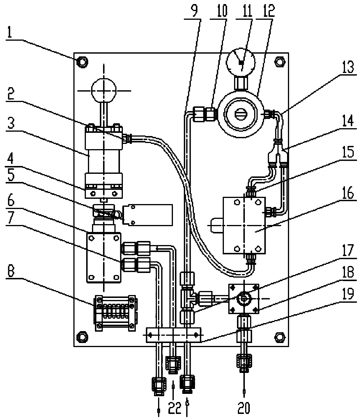 Air control delay device for fire extinguishing control system