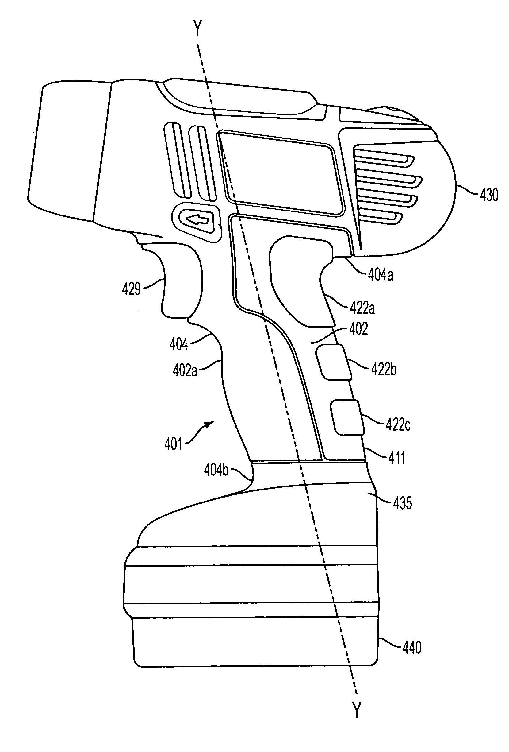 Handle assembly for tool