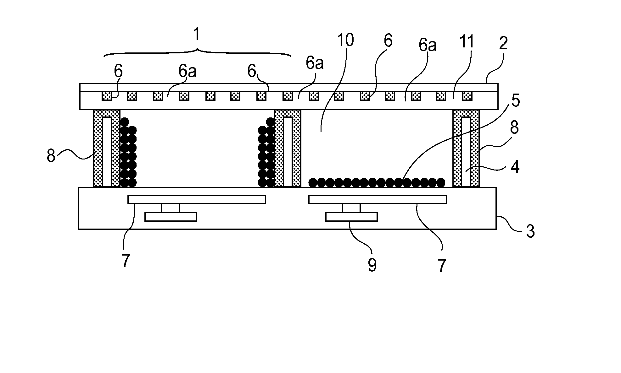 Particle movement-type display device and particle movement-type display apparatus