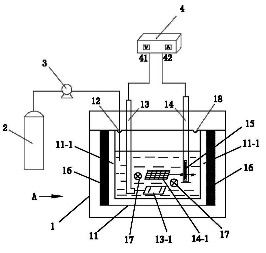 Method for preparing nano composite material by supercritical fluid electroforming