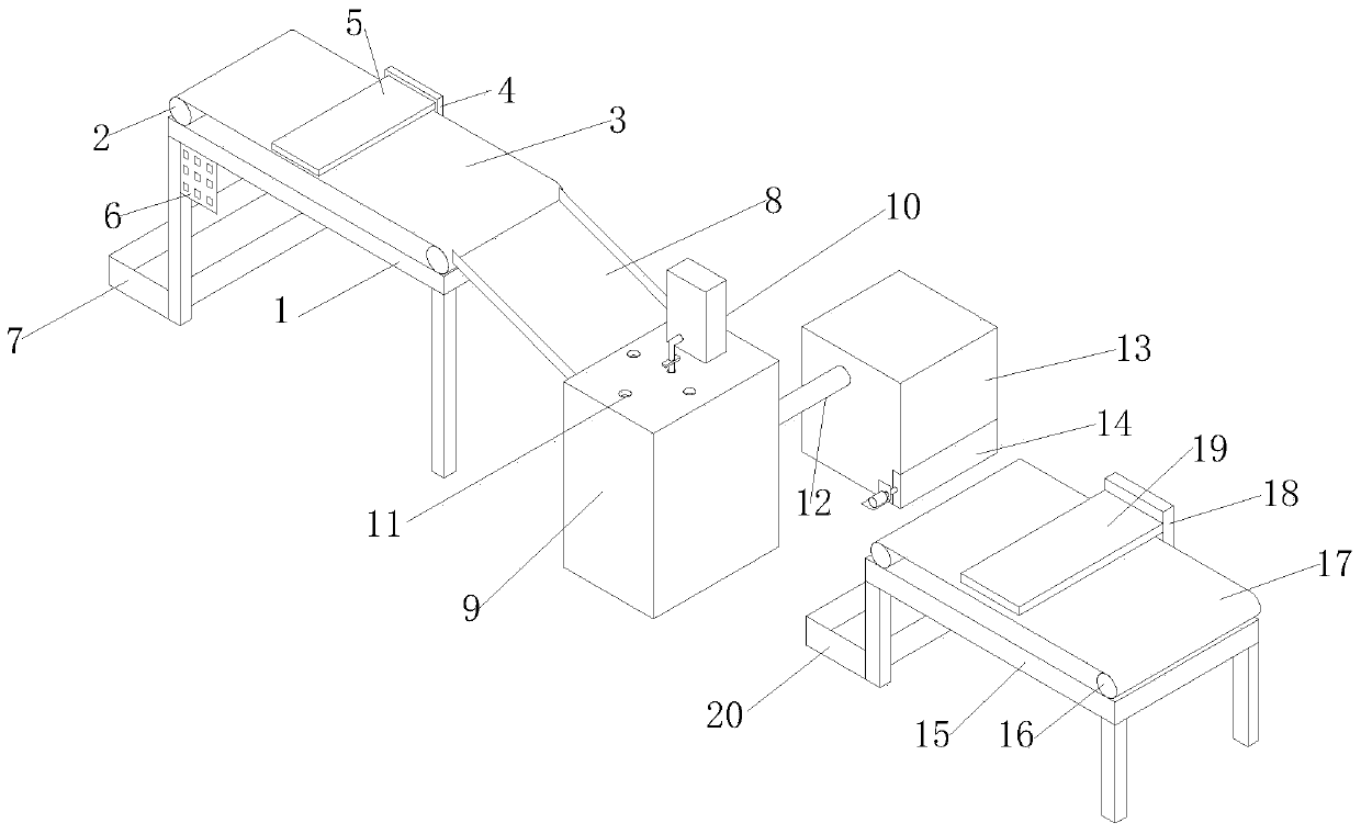 A waterproof down treatment device and production process