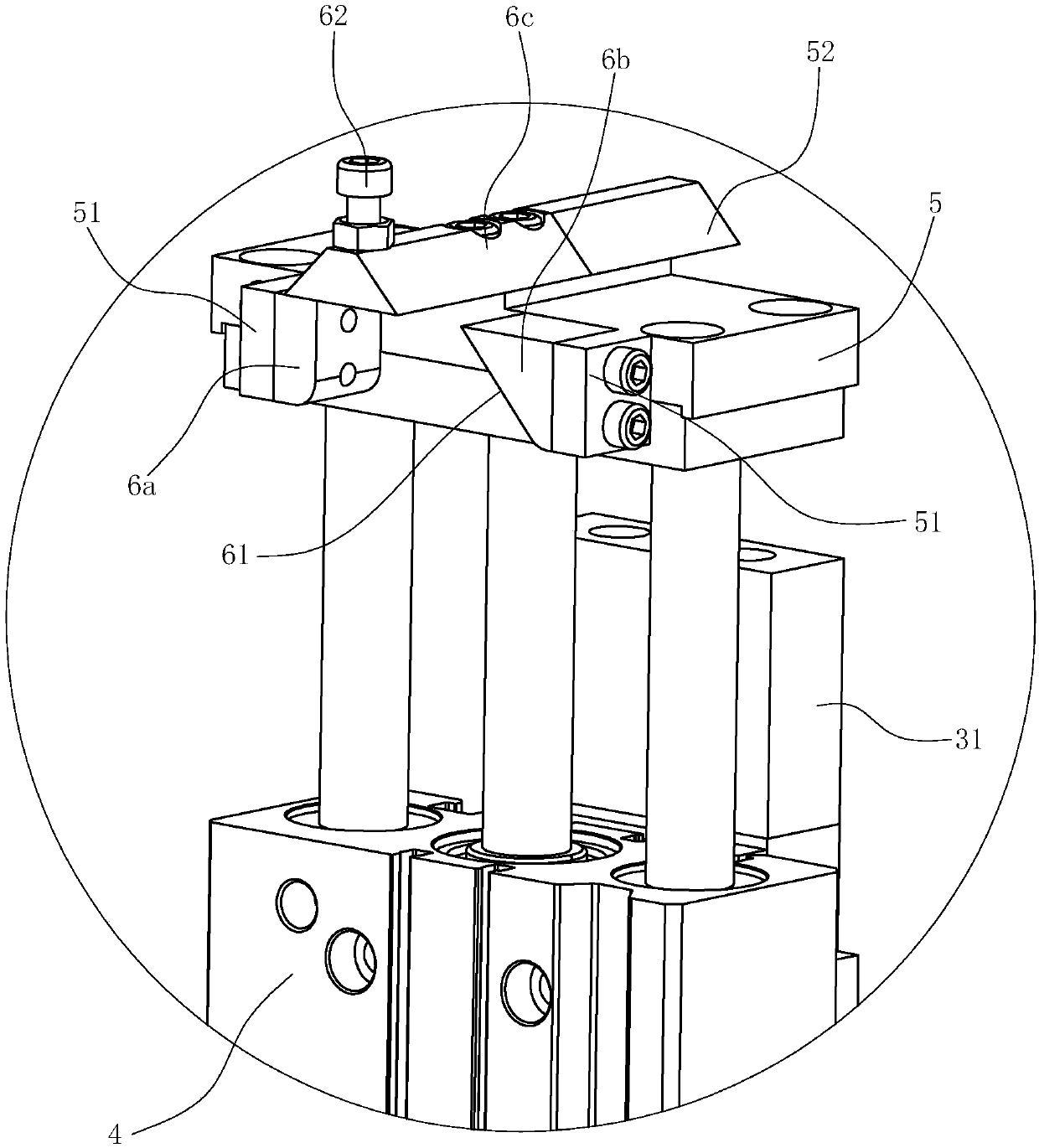 Stainless steel side plate welding clamp with weld gaps capable of being adjusted