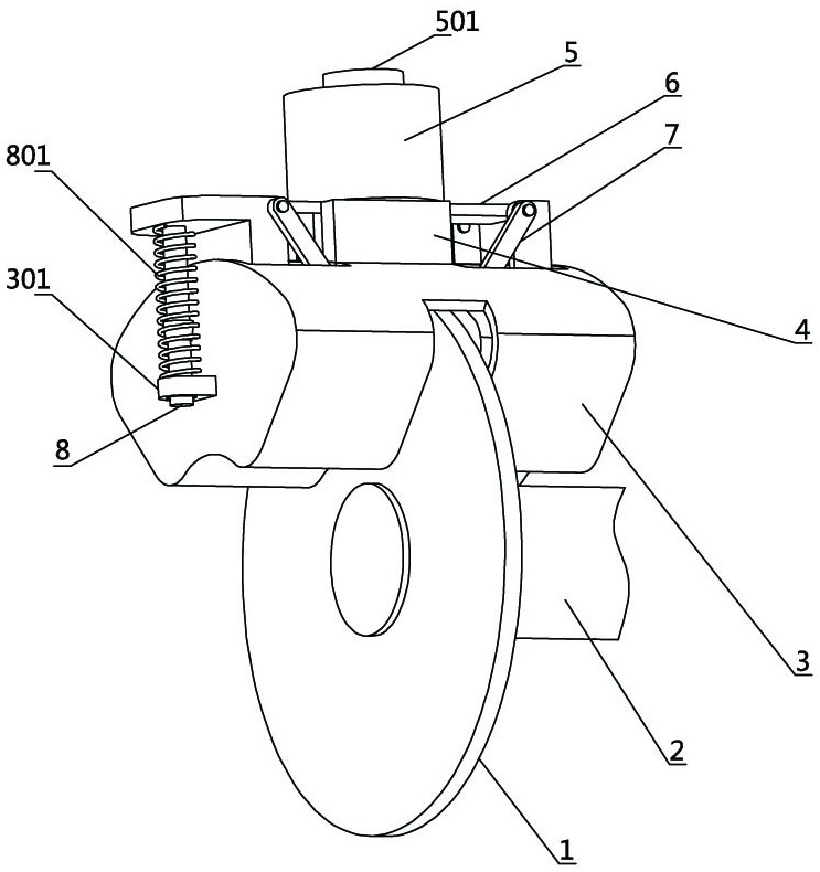 Automobile safety brake device