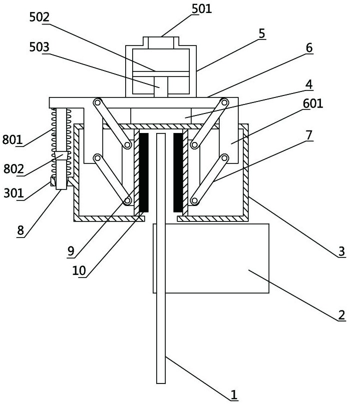 Automobile safety brake device