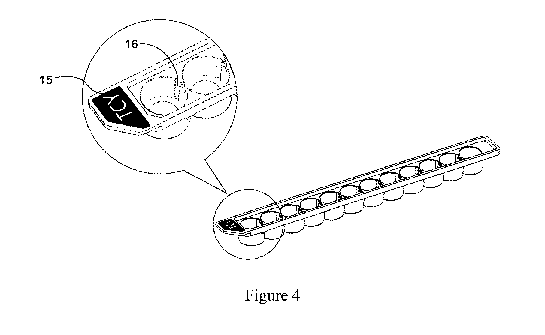 Concentration gradient test reagent kit and testing method for use in bacterial/fungal drug susceptibility testing