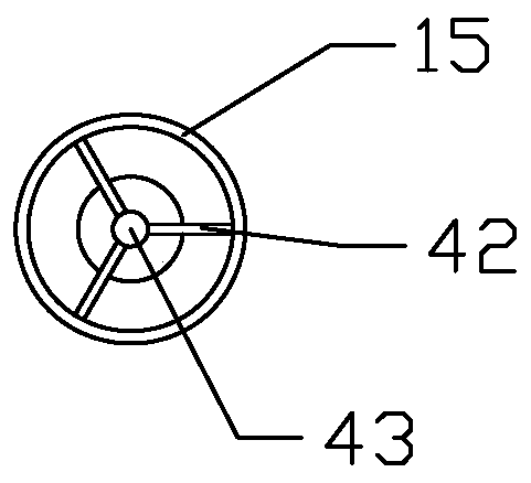 Liquid filling and taking device for U-shaped porous glass plate absorption tube