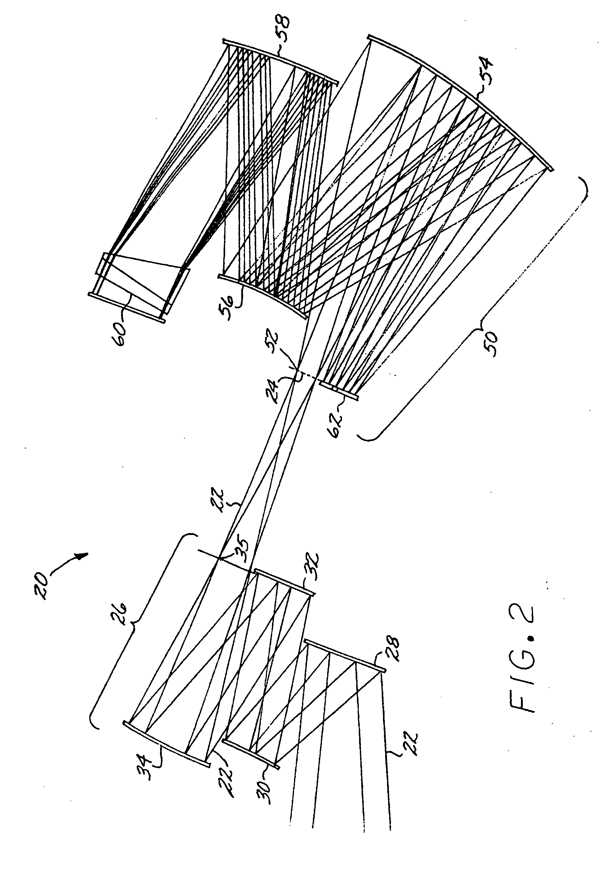 All-reflective, wide-field-of-view, inverse-telephoto optical system with external posterior aperture stop and long back focal length