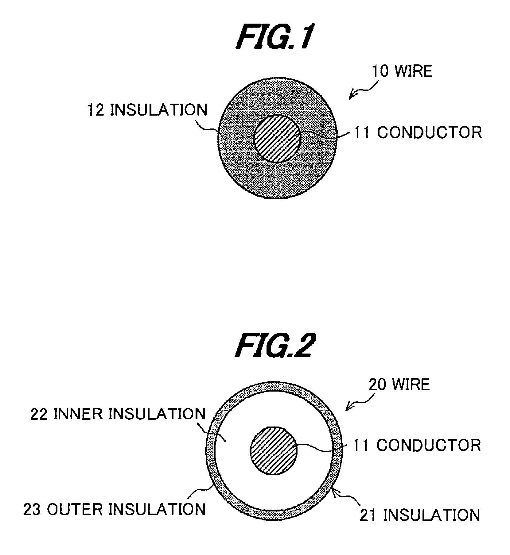 Radiation resistant composition, wire and cable