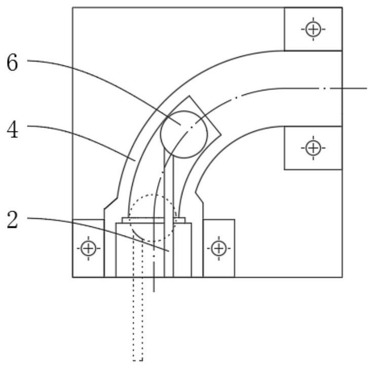 An electrolytic machining device and process for the inner hole of an elbow