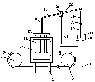 Hawthorn kernel removing device