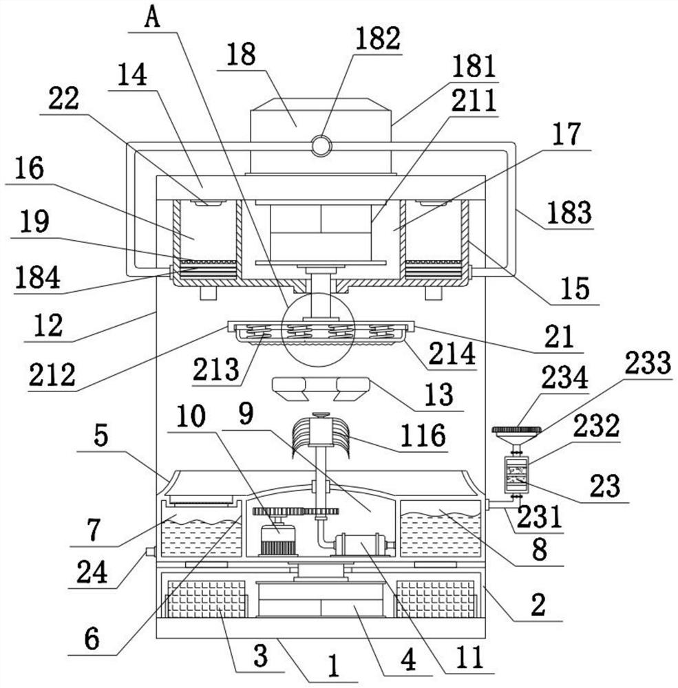 Intelligent feeding bottle cleaning equipment with drying function