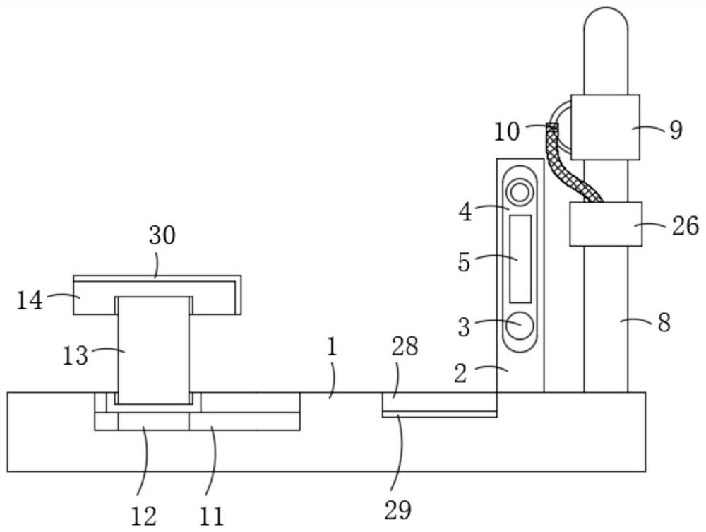 A kind of squat auxiliary training device for gymnasium