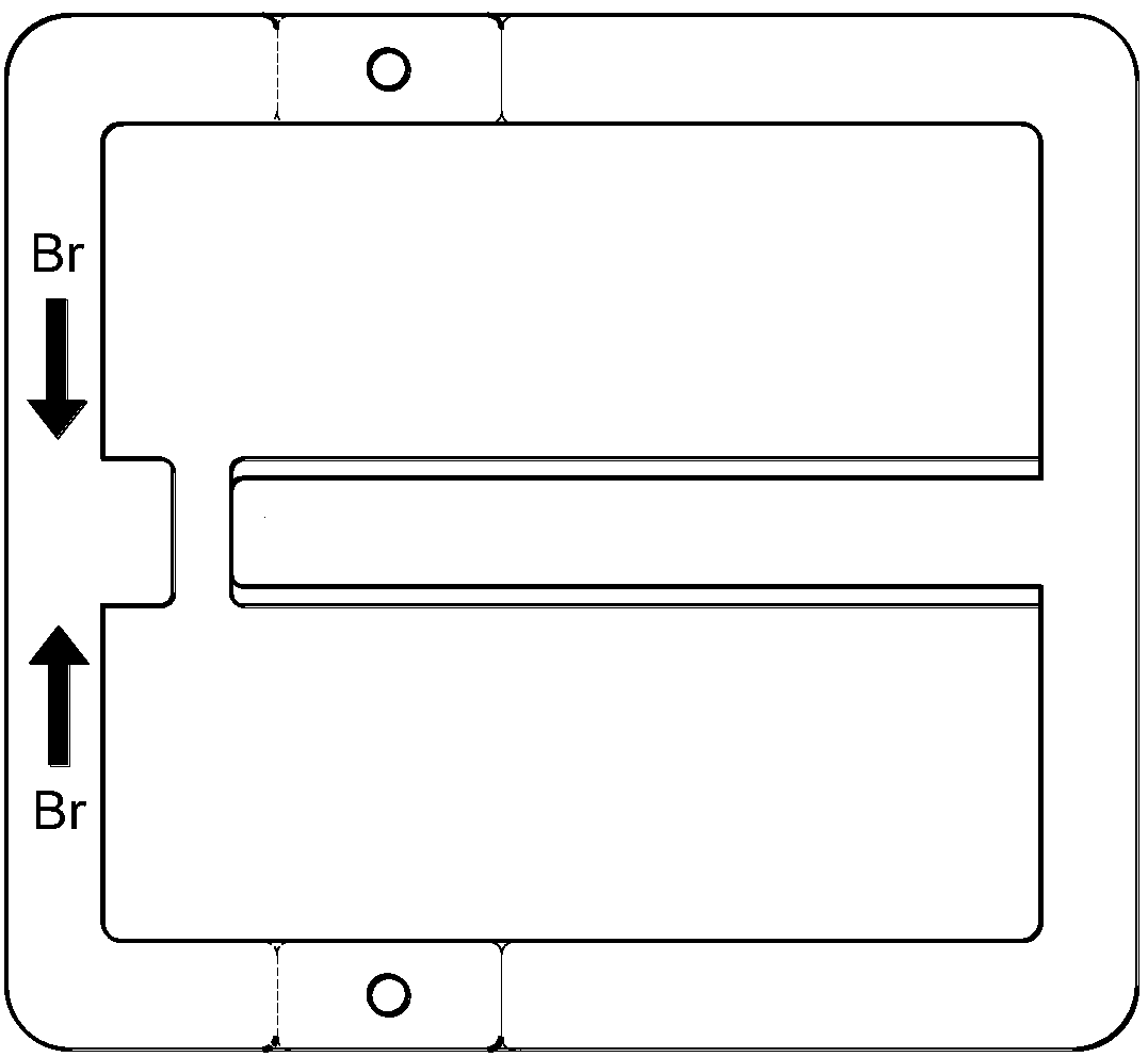 Mounting structure of full PCB mounting-type closed loop Hall current sensor