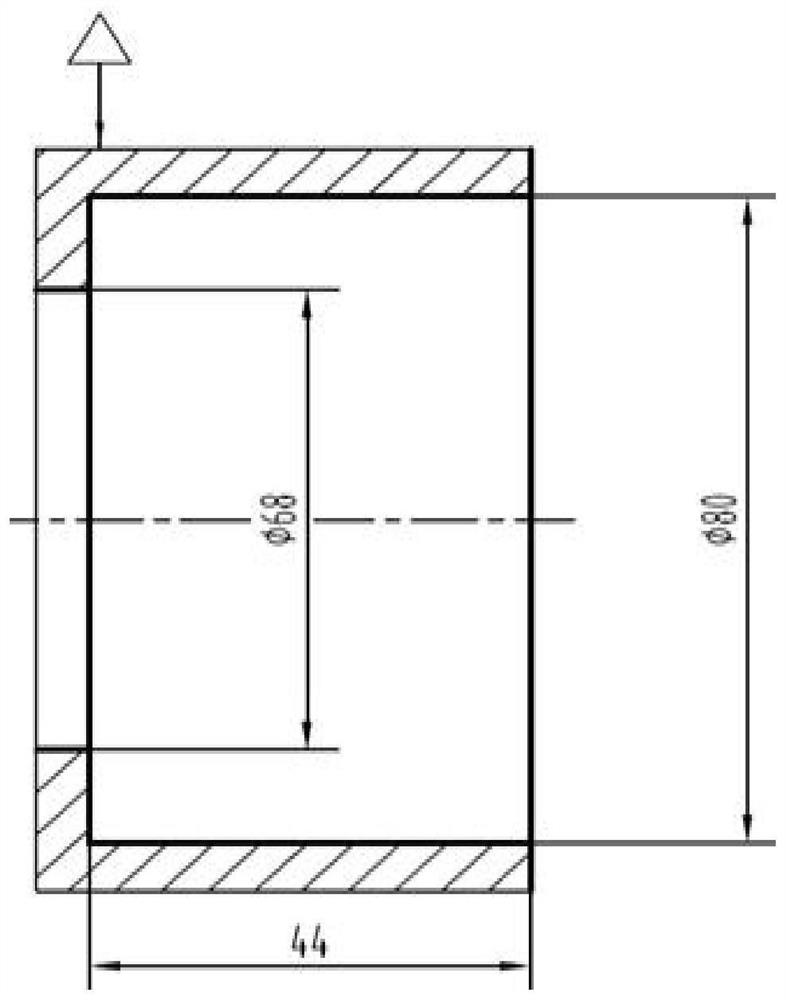 Machining method of guide sleeve type thin-wall part