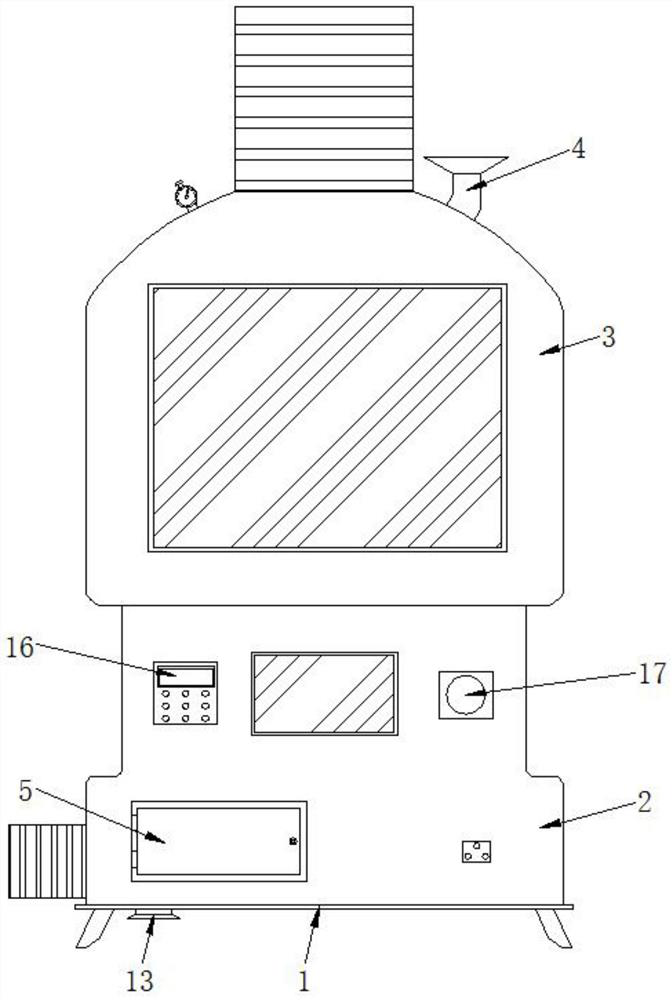 Mixing kettle for engineering polymer material production