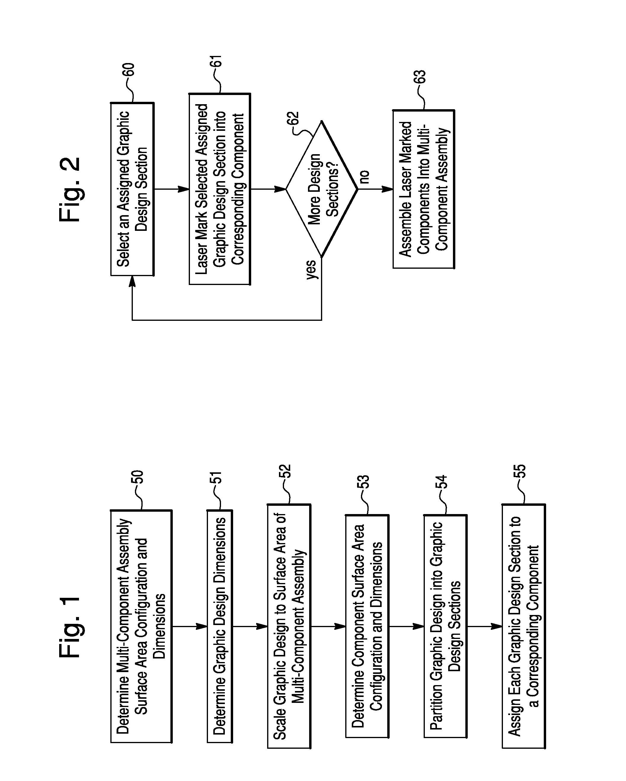 Laser-marked multi-component assemblies, kits, and related methods