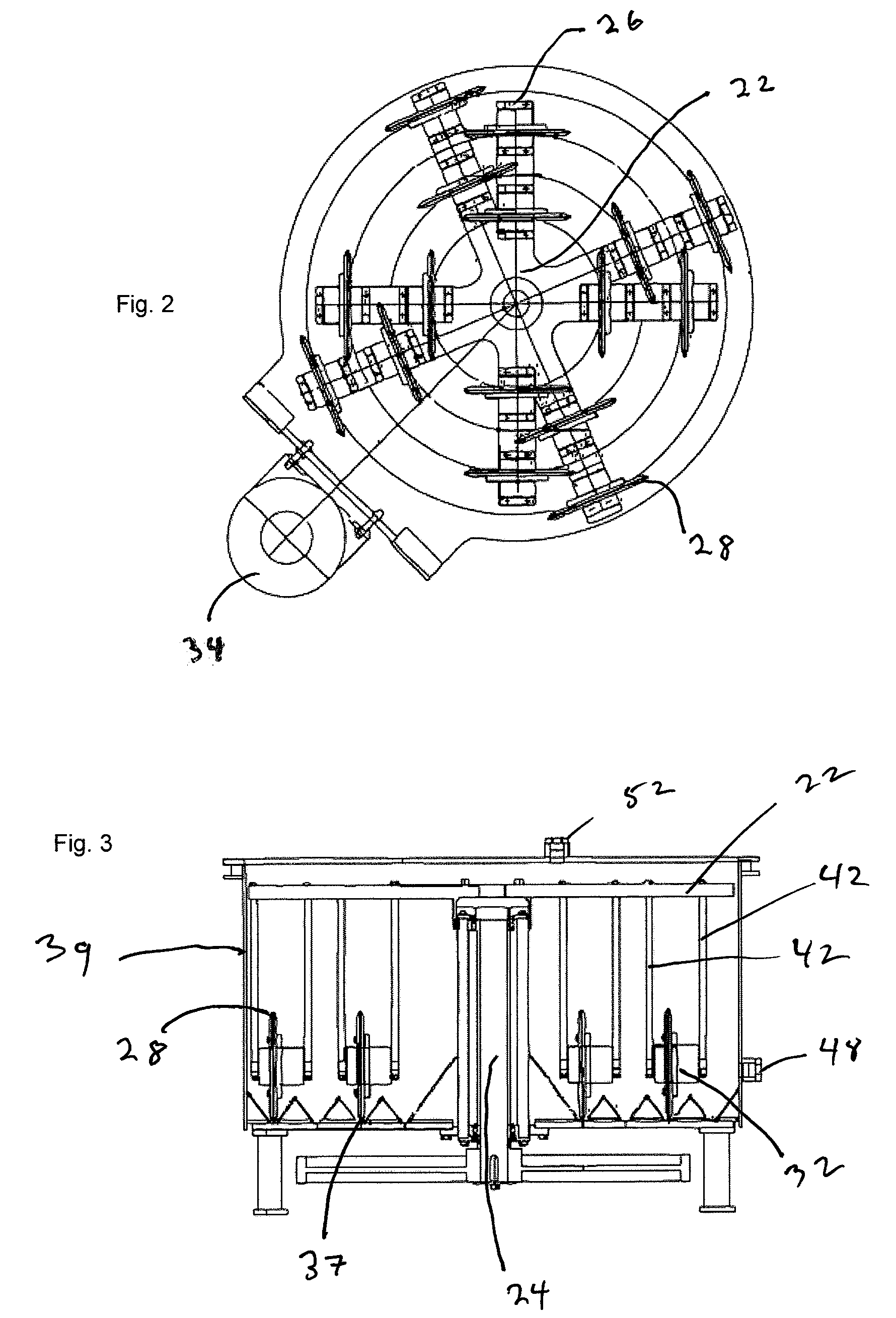 Disruptor system for dry cellulosic materials