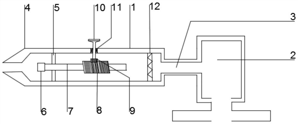 Fire-fighting lance capable of adjusting water flow spraying distance for public safety