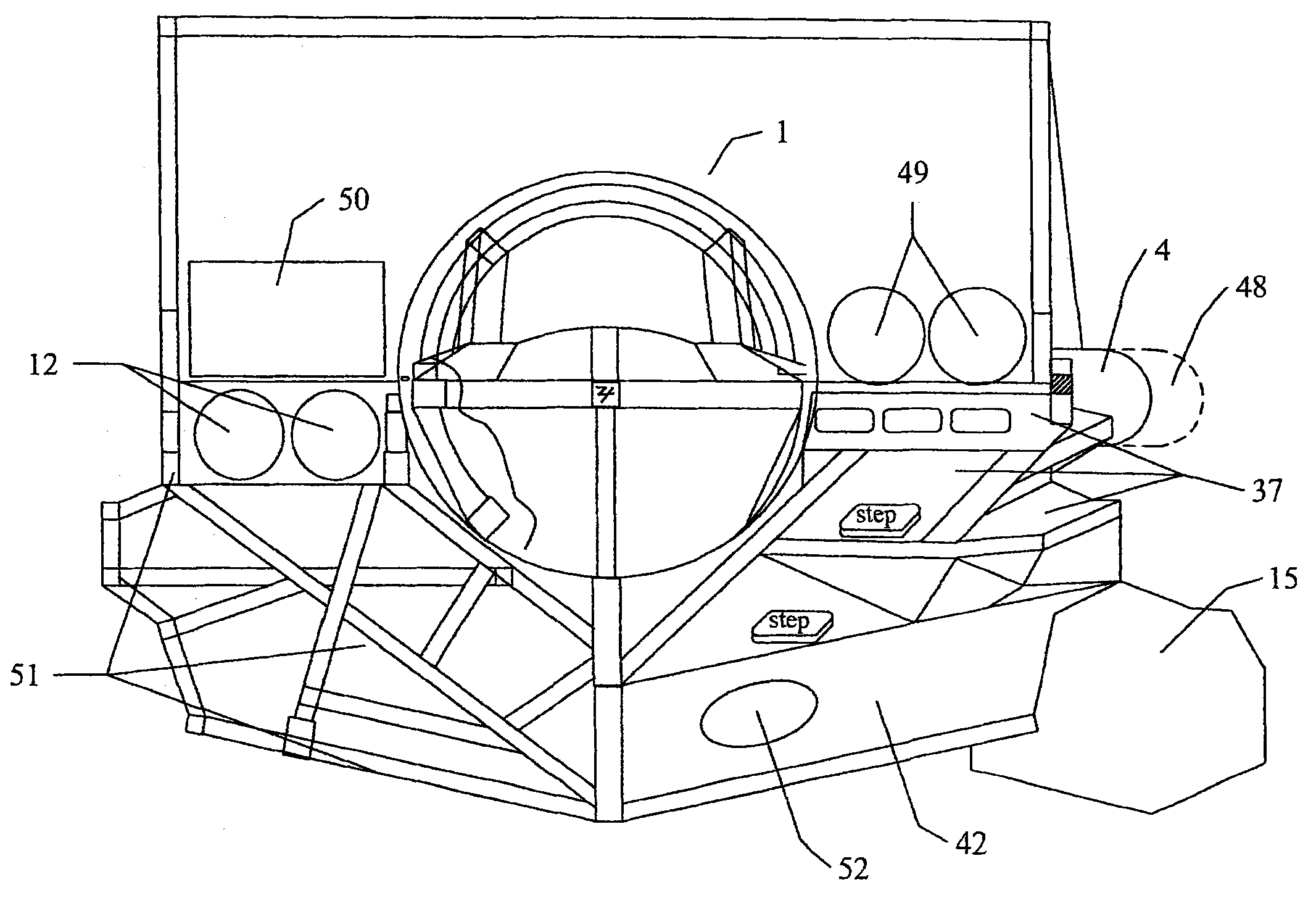 General purpose submarine having high speed surface capability