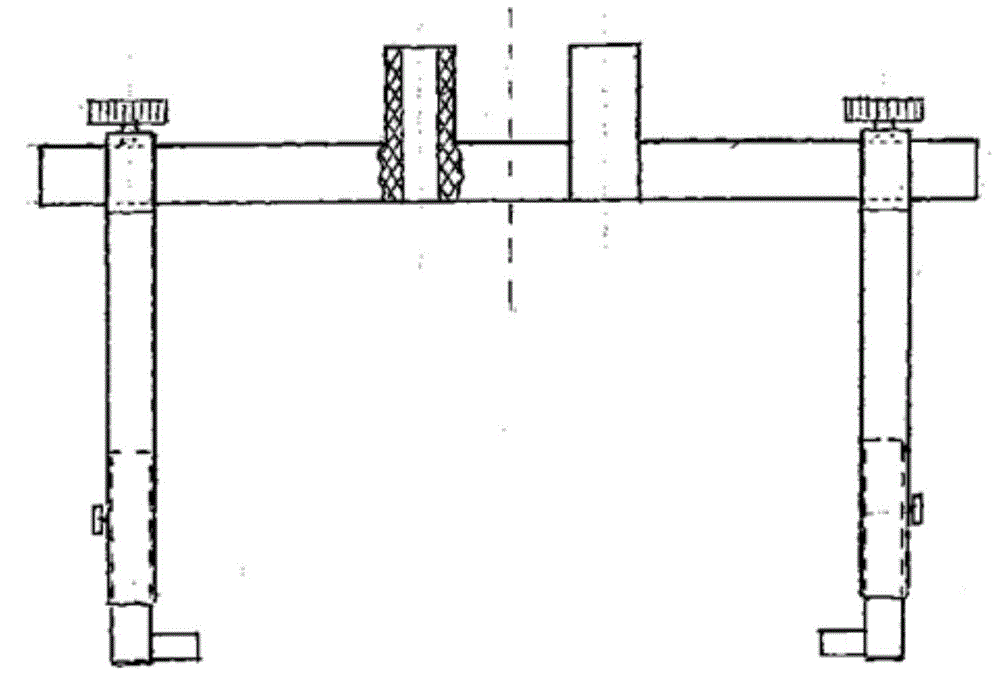 Lateral ventricle frontal angle puncture guiding device