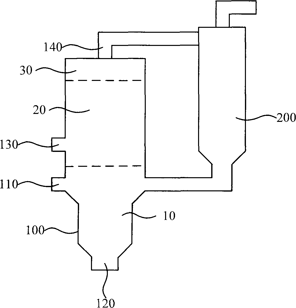 Gas producer and gas preparation method