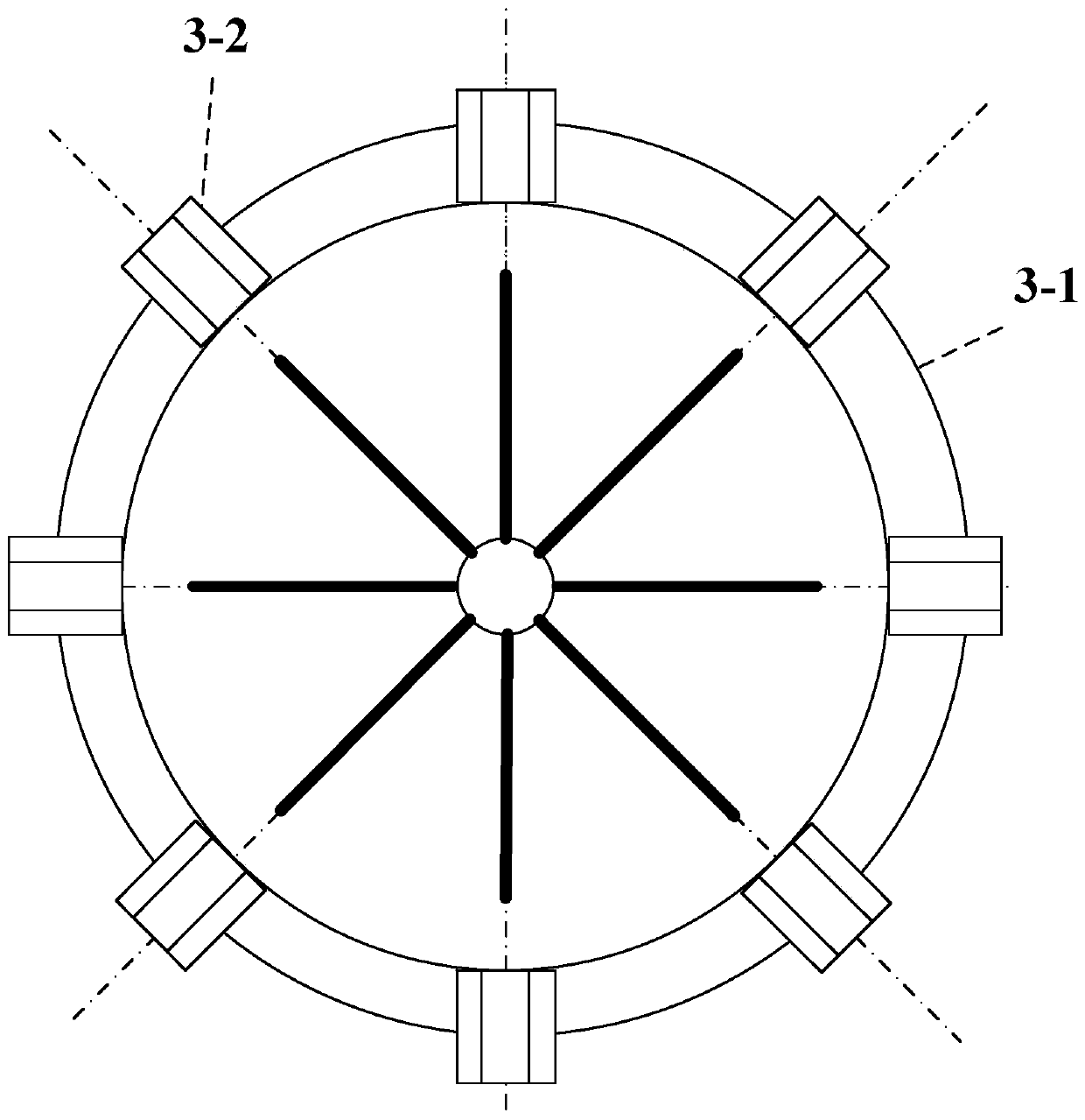 Suspension type microgravity simulation device and control method