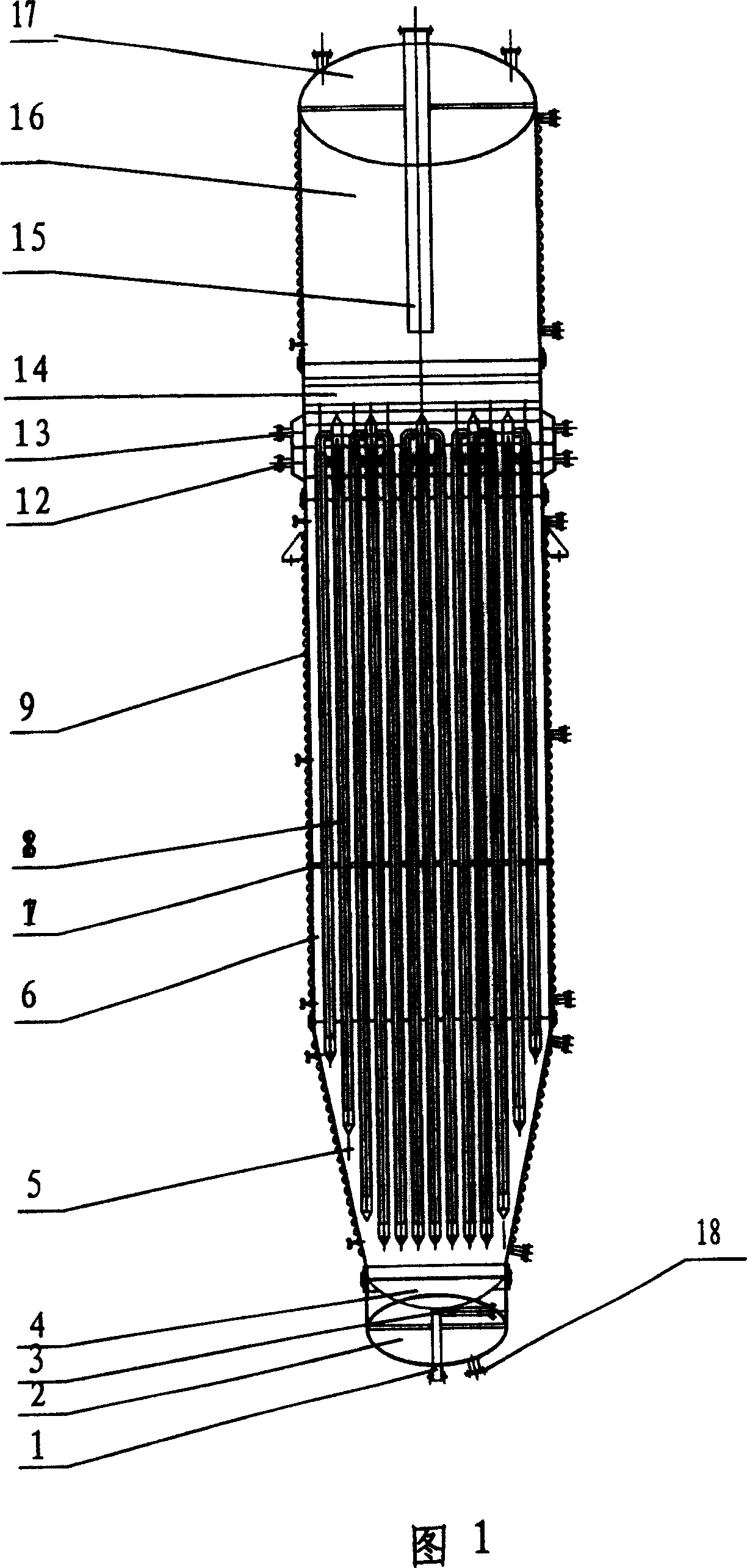 Organosilicon fluidized bed reactor