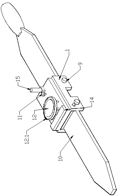 Horizontal auxiliary file correction device for filing and cutting training